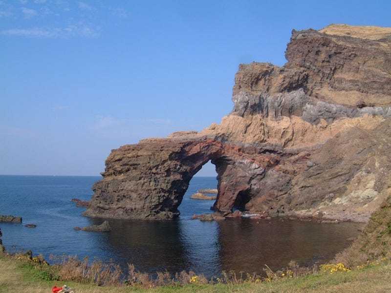 隠岐・西ノ島　通天橋（2003年11月撮影）