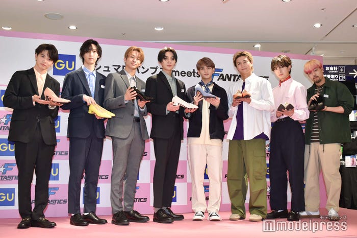 FANTASTICS from EXILE TRIBE/(左から)佐藤大樹、堀夏喜、澤本夏輝、八木勇征、中島颯太、瀬口黎弥、木村慧人、世界(C)モデルプレス