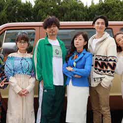 （左から）前田旺志郎、葵わかな、小澤征悦、斉藤由貴、古川雄大、鈴木紗理奈（C）日本テレビ