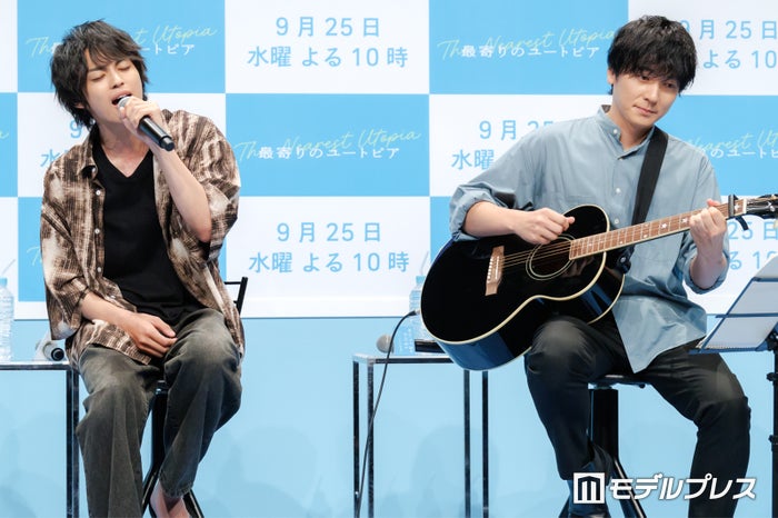 神尾楓珠、会見で生歌披露 共演女優が感涙「感動しました」【最寄りのユートピア】