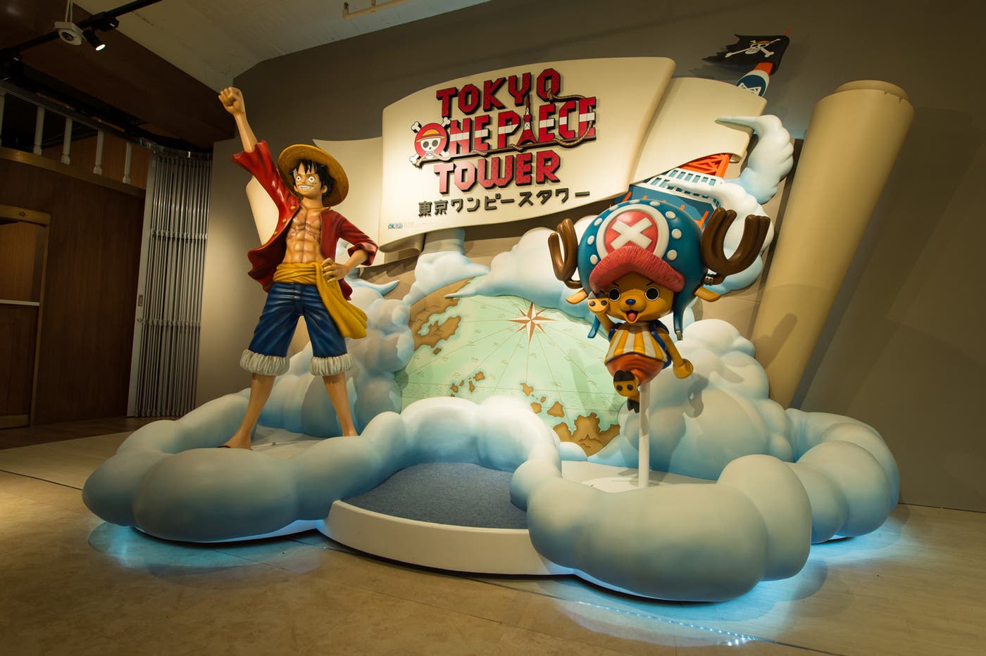 3階にはルフィ&チョッパーと写真が撮れるフォトスポットも(提供写真)