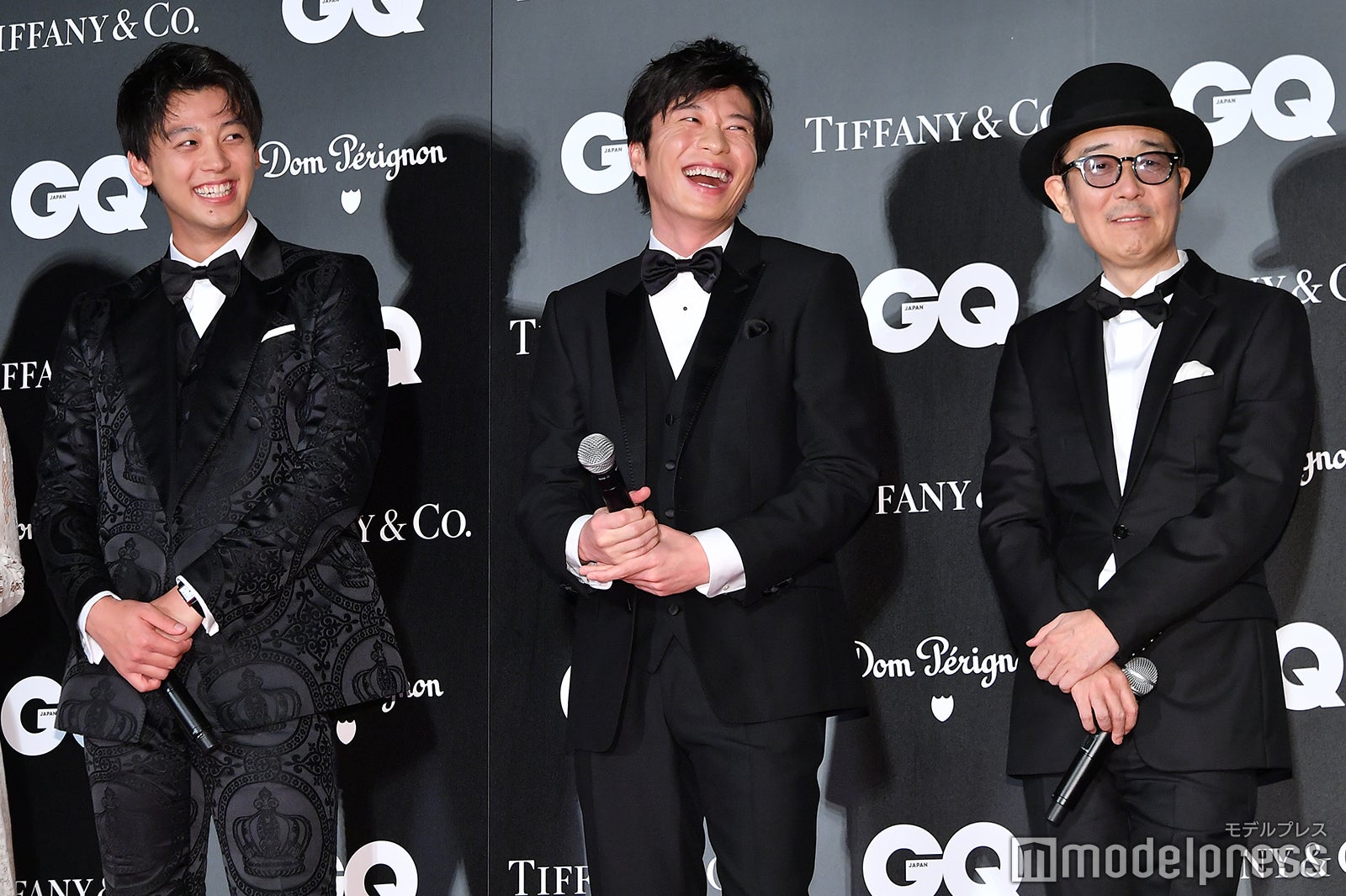 （左から）竹内涼真、田中圭、リリー・フランキー（C）モデルプレス
