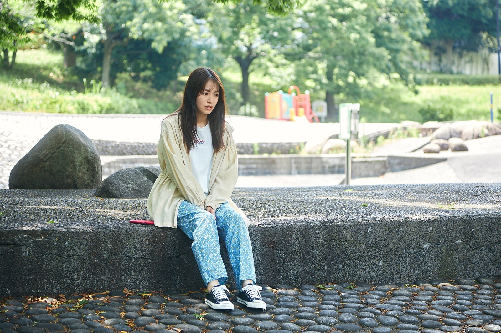 田辺桃子「癒やしのお隣さんには秘密がある」第7話より（C）日本テレビ