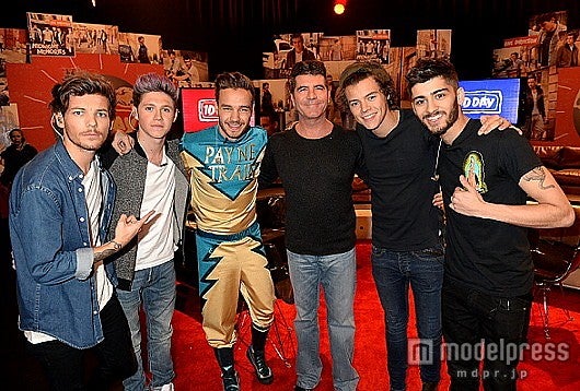「1D DAY」に登場したワン・ダイレクション。Photographer: Jeff Kravitz
Location: YouTube Studio LA