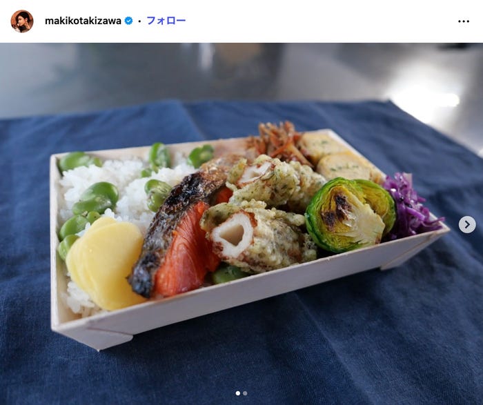 滝沢眞規子Instagramより