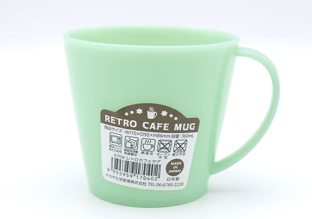 ダイソーのレトロカフェマグ