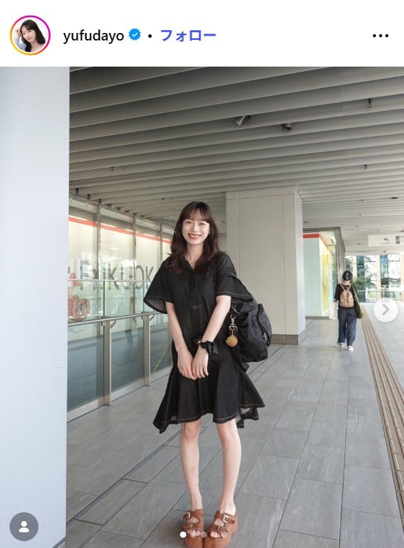 由布菜月Instagramより
