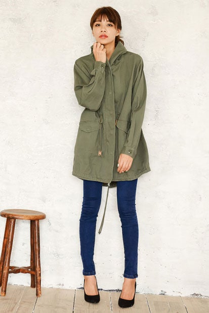 シンプルミリタリーモッズコート「Re:EDIT by GALSTAR」5,698円（税込）／画像提供：Re:EDIT by GALSTAR