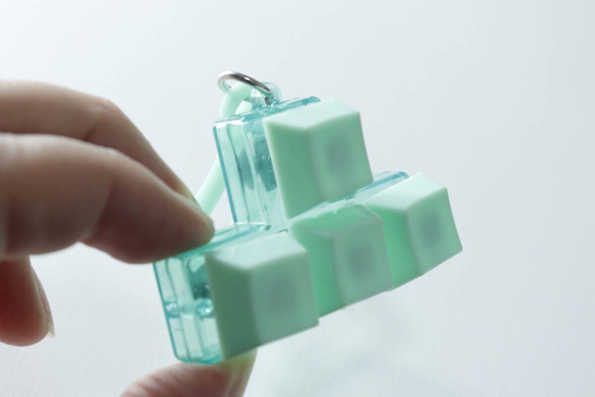 カラーブロックキーホルダー