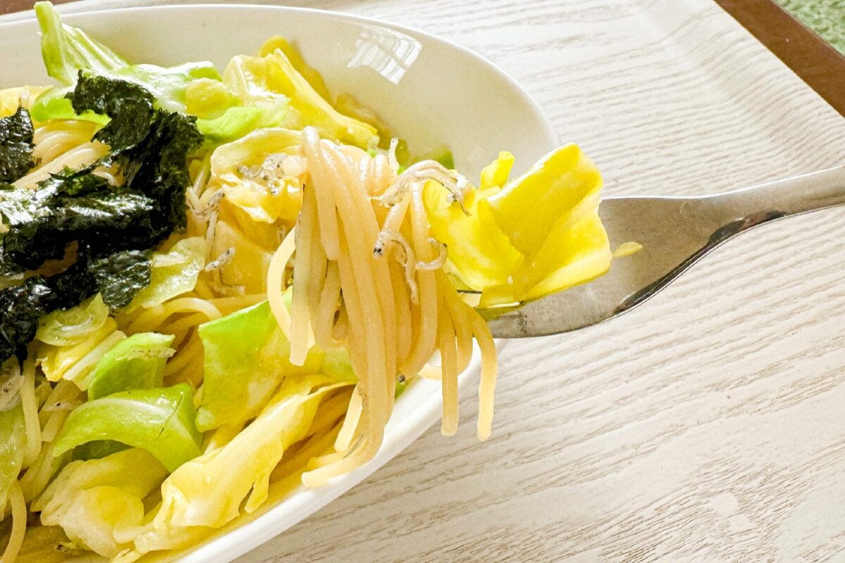 じゃこキャベツパスタ
