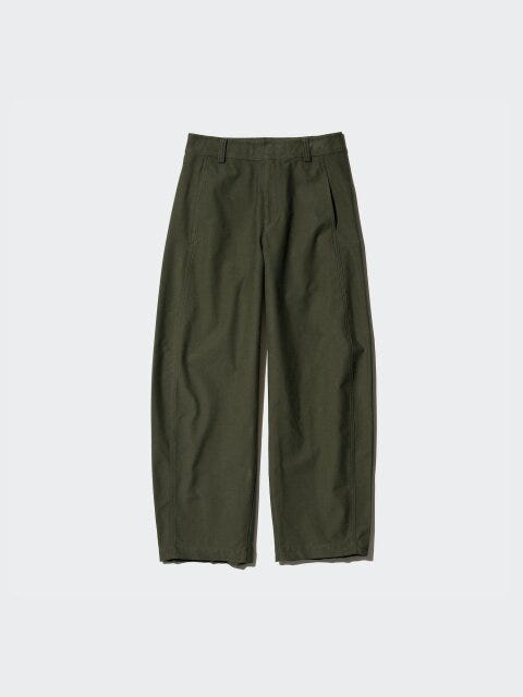 ユニクロ ジャージーバレルレッグパンツ ユニクロのジャージーバレルレッグパンツ