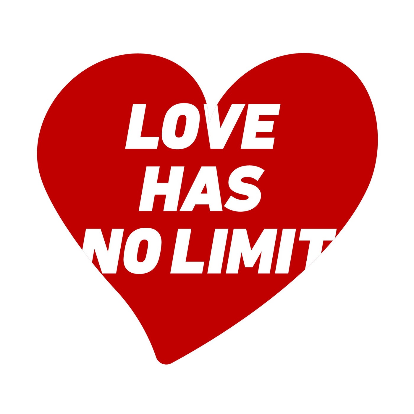 LOVE HAS NO LIMIT 公式ロゴ／画像提供：ユニバーサル・スタジオ・ジャパン