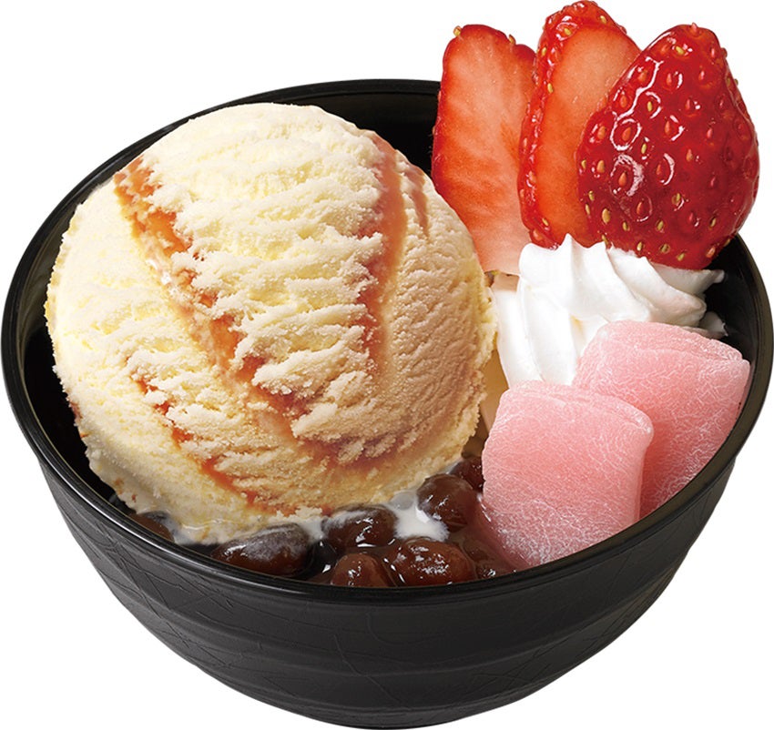 あったかいちごクリームぜんざい