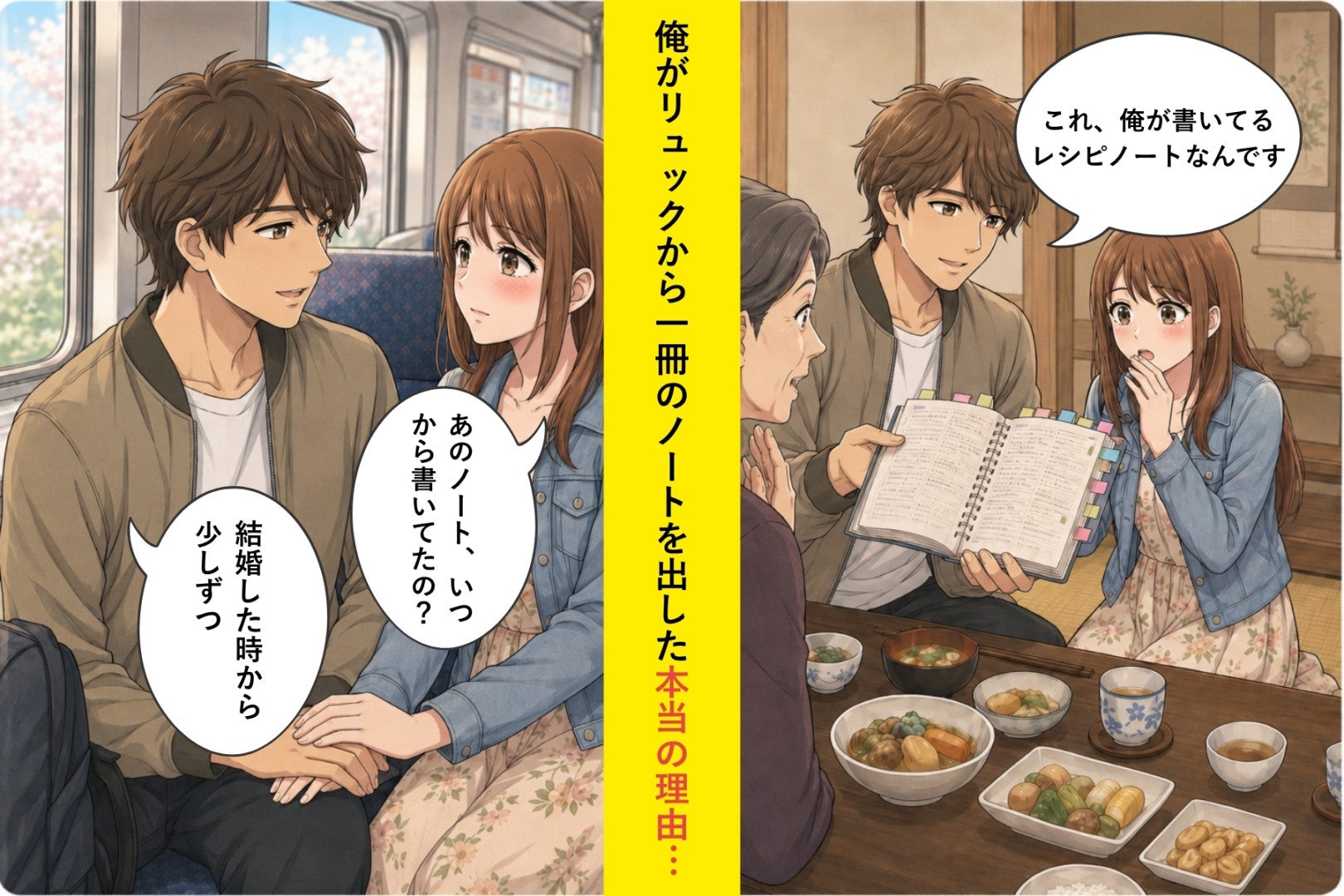親戚の集まりで妻に投げられた一言。俺がリュックから一冊のノートを出した本当の理由
