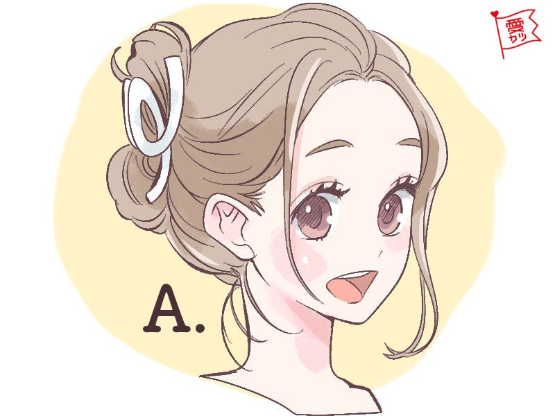 A：「ヘアクリップ」を選んだあなた