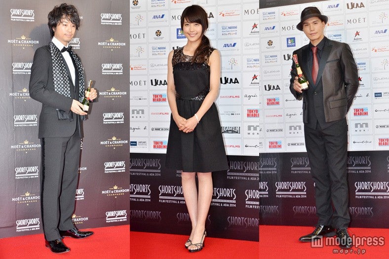 有村架純、市原隼人、斎藤工らがレッドカーペットに集結　華やかにドレスアップ