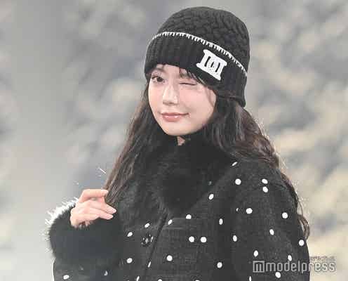 なごみ、トップバッターで「サツコレ2025A/W」開幕 全身ブラックコーデでスタイル際立つ