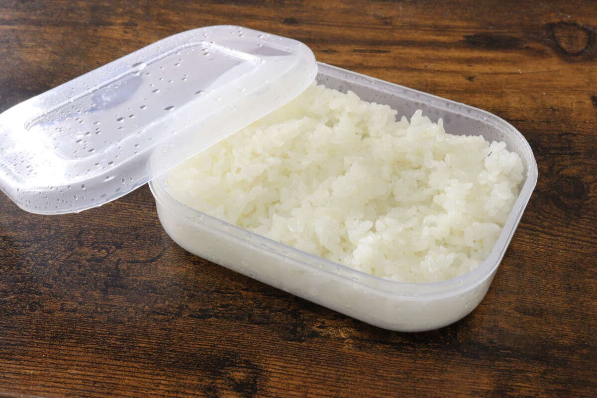 スノコ付冷凍ご飯容器　仕上がり