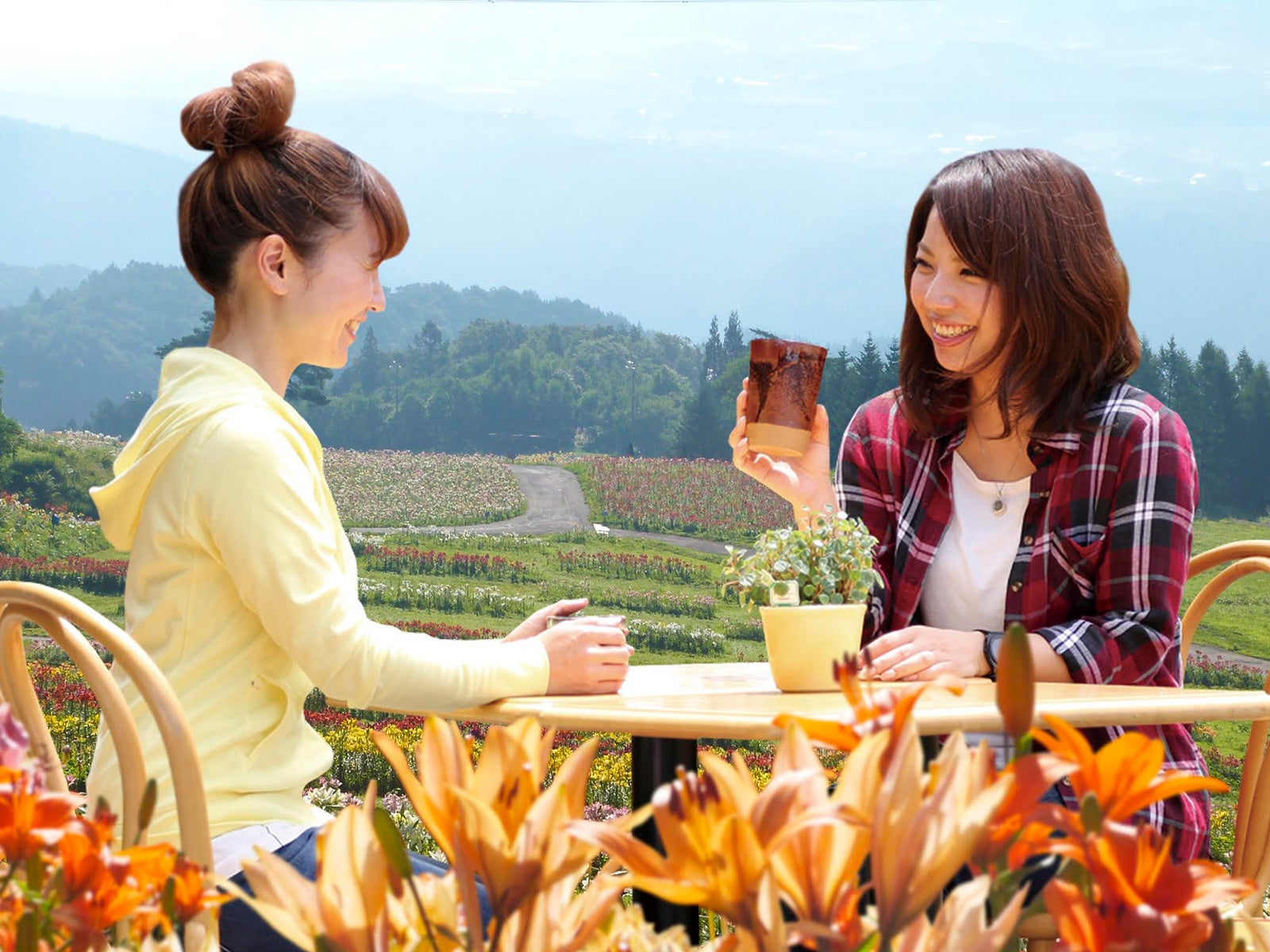 展望カフェテラス／画像提供：中部スノーアライアンス