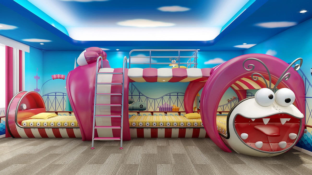 「ミニオンルーム 3 ～ 思い出の遊園地『スーパー・シリー・ファンランド』～」イメージ（提供画像）