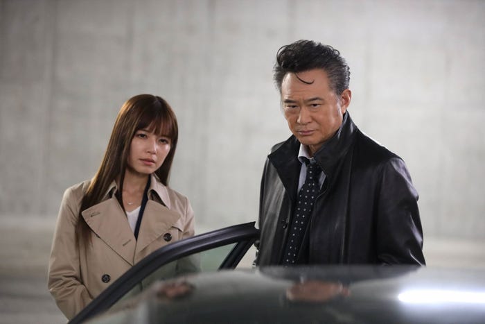 宇野実彩子・船越英一郎/「トレース~科捜研の男~」第7話より(C)フジテレビ