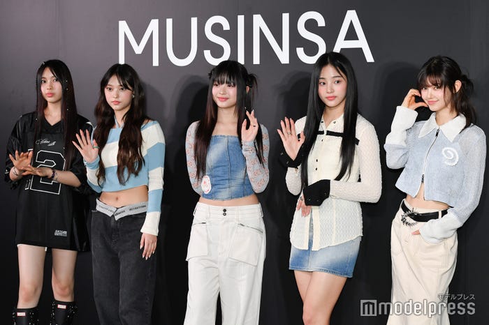 ヘイン、ヘリン、ハニ、ミンジ、ダニエル/NewJeans(C)モデルプレス