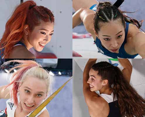 スポーツクライミング女子はヘアアレンジ・アクセ・ネイルにも注目 オシャレな決勝進出選手をチェック