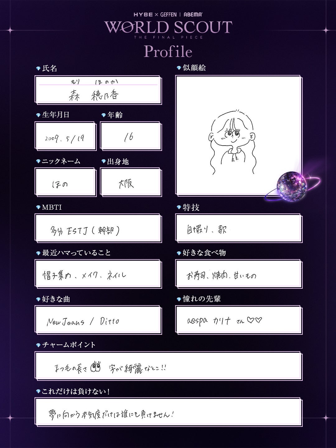 森穂乃香（Honoka Mori）（C）AbemaTV,Inc.