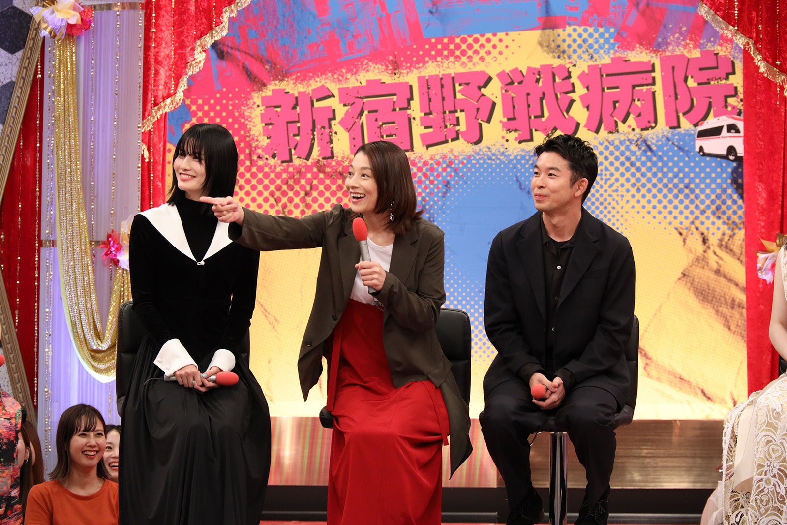（左から）橋本愛、小池栄子、仲野太賀（C）フジテレビ
