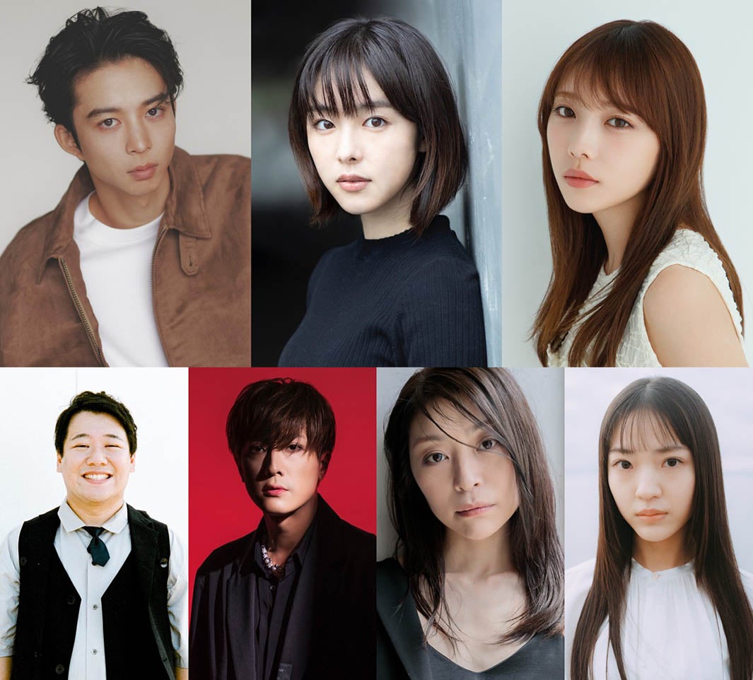 （左から時計回りに）鈴木仁、唐田えりか、与田祐希、伊礼姫奈、内田慈、内博貴、ニシダ・コウキ（C）読売テレビ