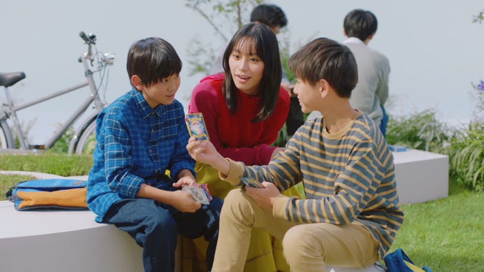 南沙良/新CM「それぞれの出会い篇」より(提供写真)
