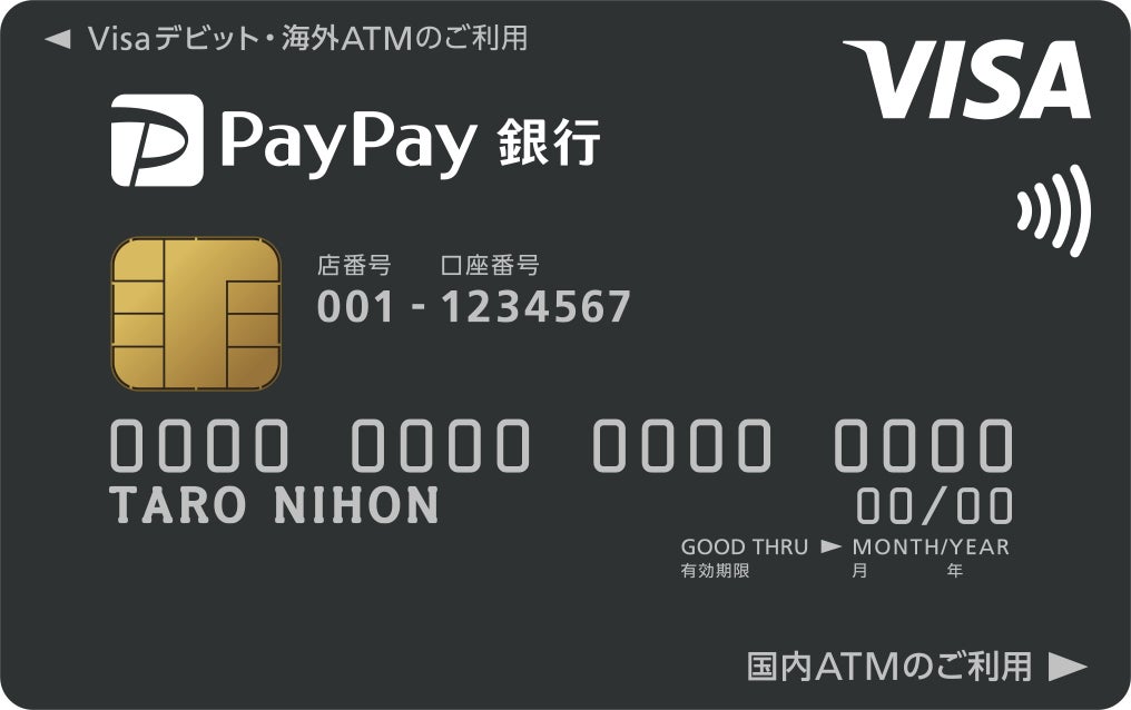 PayPay銀行のVisaデビットカード