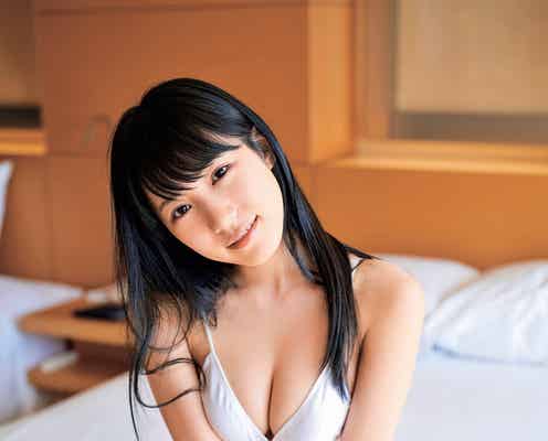 “48史上最高BODY”NMB48横野すみれ、キュートなランジェリー姿披露