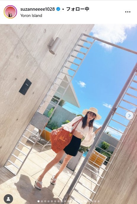 スザンヌInstagramより
