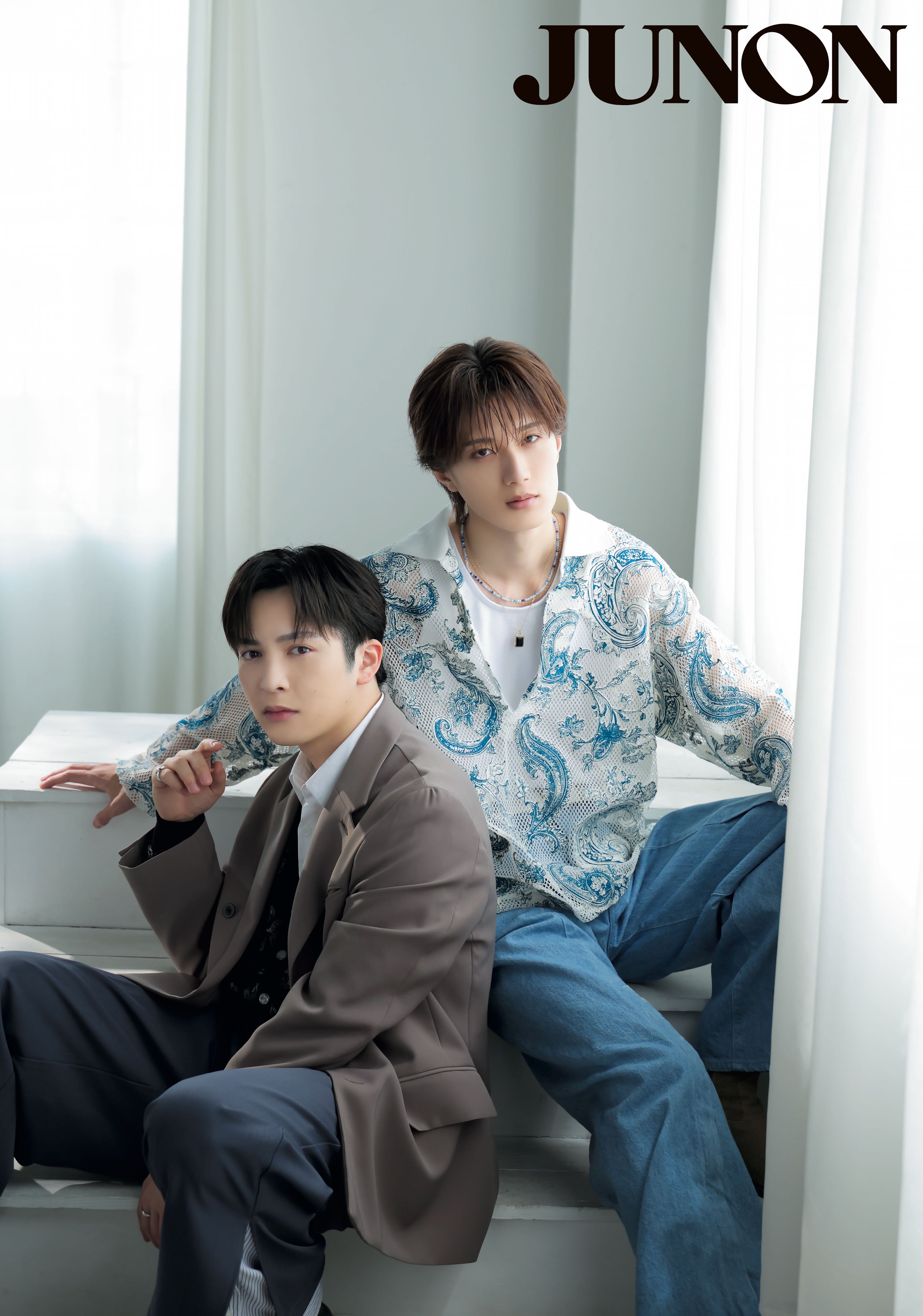 M!LK山中柔太朗＆吉田仁人、“YJコンビ”で「JUNON」登場 8年間活動して感じるお互いへのリスペクト語る