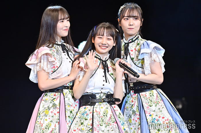 迫姫華、立仙百佳、吉田彩良/STU48(C)モデルプレス