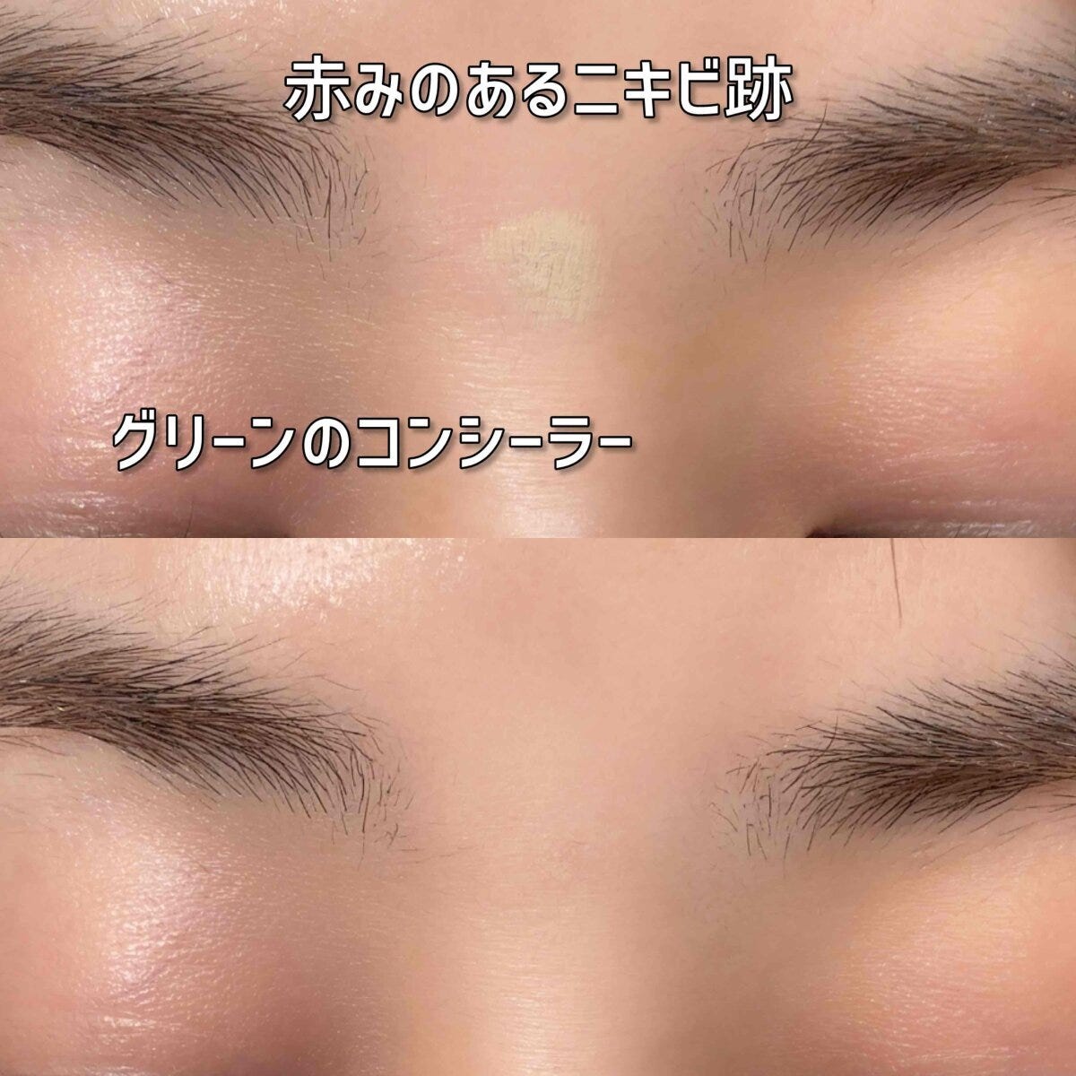 メイクアップアーティスト シミにダーク目の肌色コンシーラーをブラシでのせるカバー方法