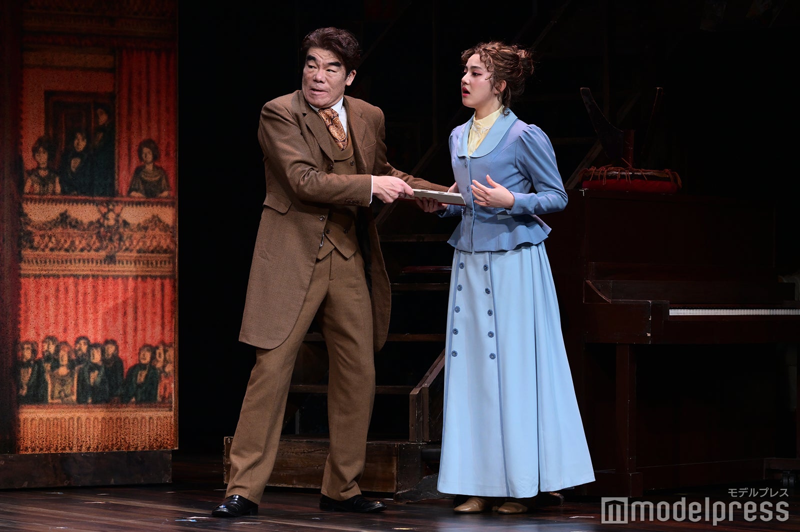 村田雄浩、瀧七海「エドモン～『シラノ・ド・ベルジュラック』を書いた男～」より（C）モデルプレス