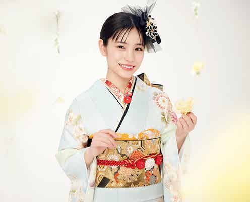 當真あみ、華やか振袖姿を披露 京都きもの友禅7代目イメージモデルに就任