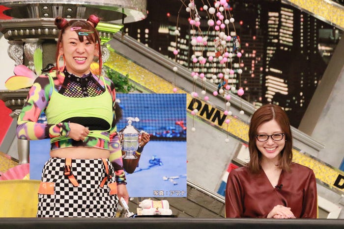 フワちゃん、白石麻衣(C)フジテレビ