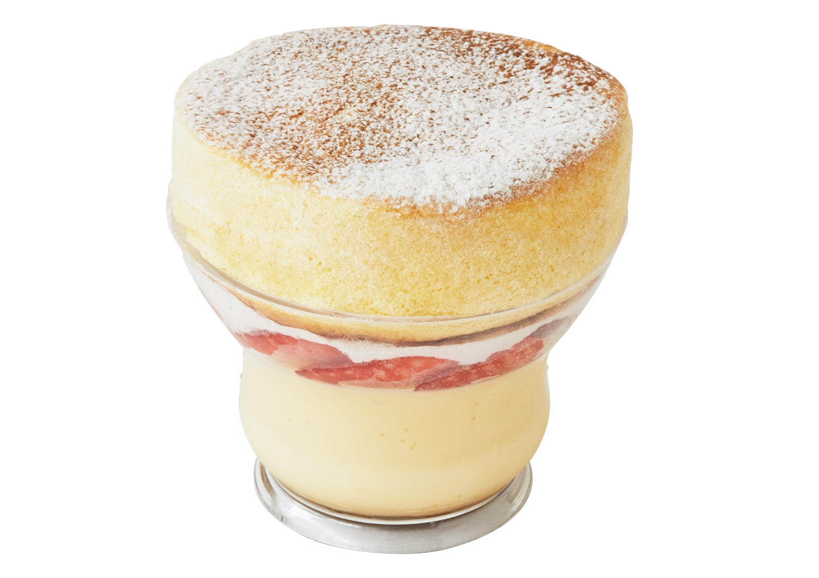 奇跡のスフレパンケーキプリン ストロベリー／画像提供：株式会社フレーバーワークス