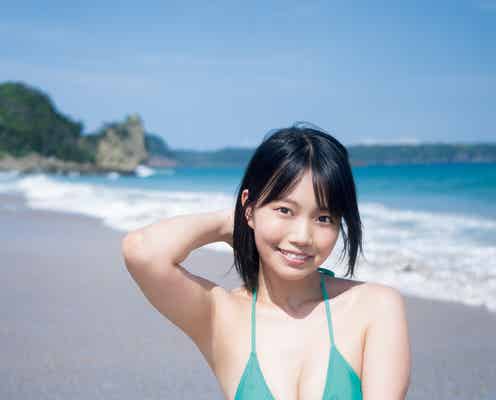 「ミス週刊少年マガジン2019」夏目綾、フレッシュなビキニ姿披露