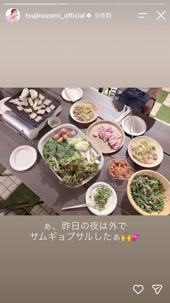辻希美Instagramストーリーズより