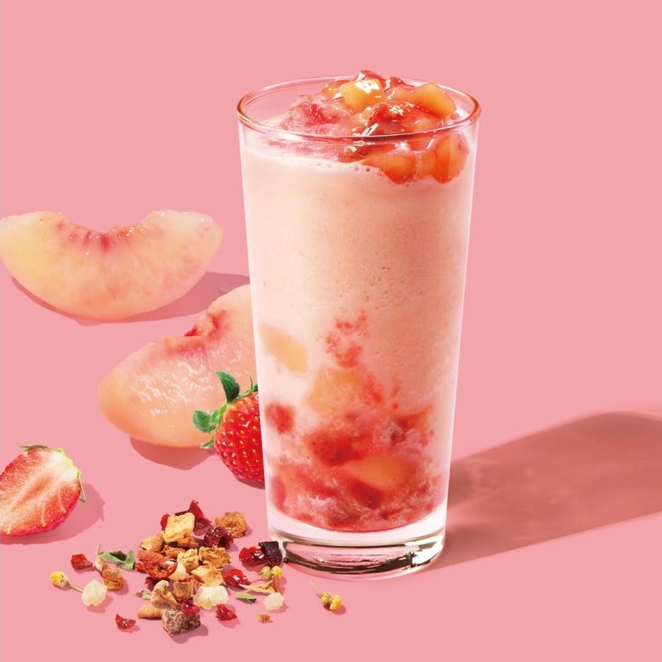 ピーチトランクイリティティーフラペチーノ®