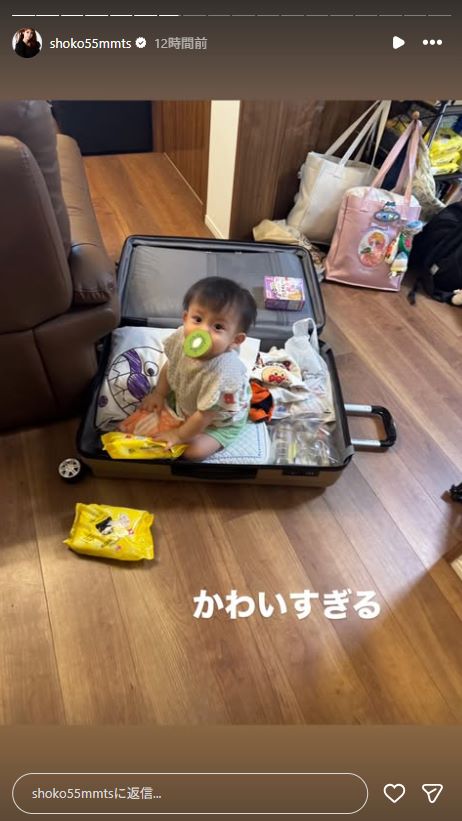 中川翔子Instagramストーリーズより