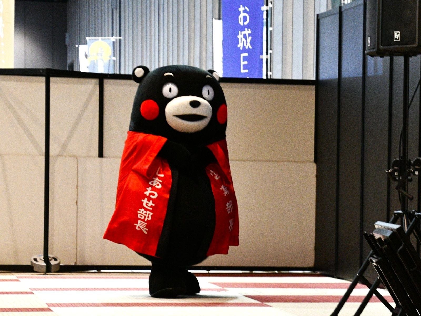 「お城EXPO」で熊本城をPR＝12月21日、神奈川県横浜市