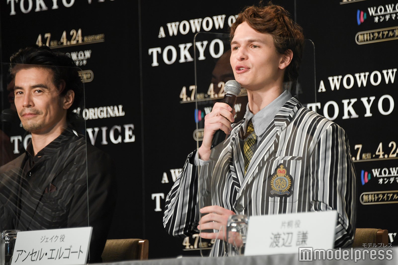 伊藤英明、アンセル・エルゴート（C）モデルプレス