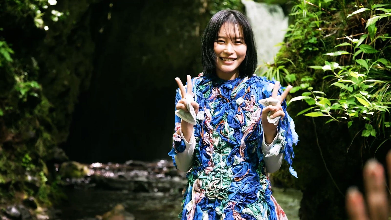 南沙良「Why Epson？自然環境への想い」篇メイキングより（提供写真）