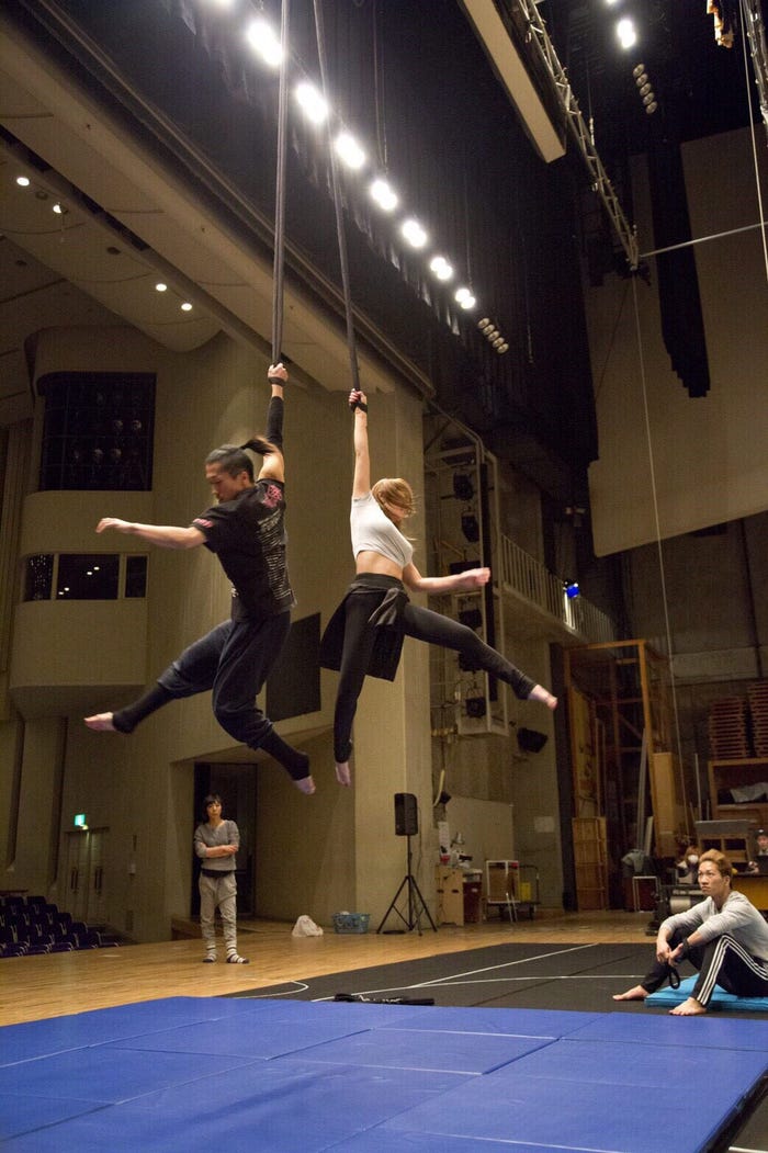 12月19日フライングリハーサル(画像提供:avex)