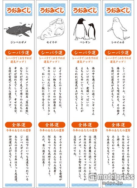 「シーパラ開運うおみくじ」／画像提供：横浜八景島